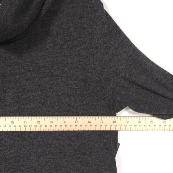 NWT LUCKY BRAND Women Cloud Jersey MockNeck Dress Gray Soft Sweater Dress MEDIUM - Picture 9 of 14